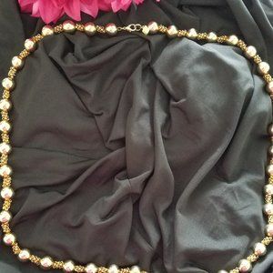 ANN KLEIN vintage ball necklace  38 inches